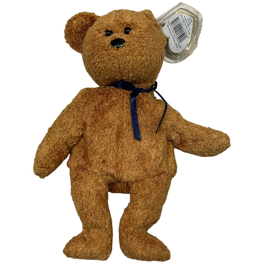 FUZZ TY Brown Teddy Bear Plush Toy! - Picture 2 of 5